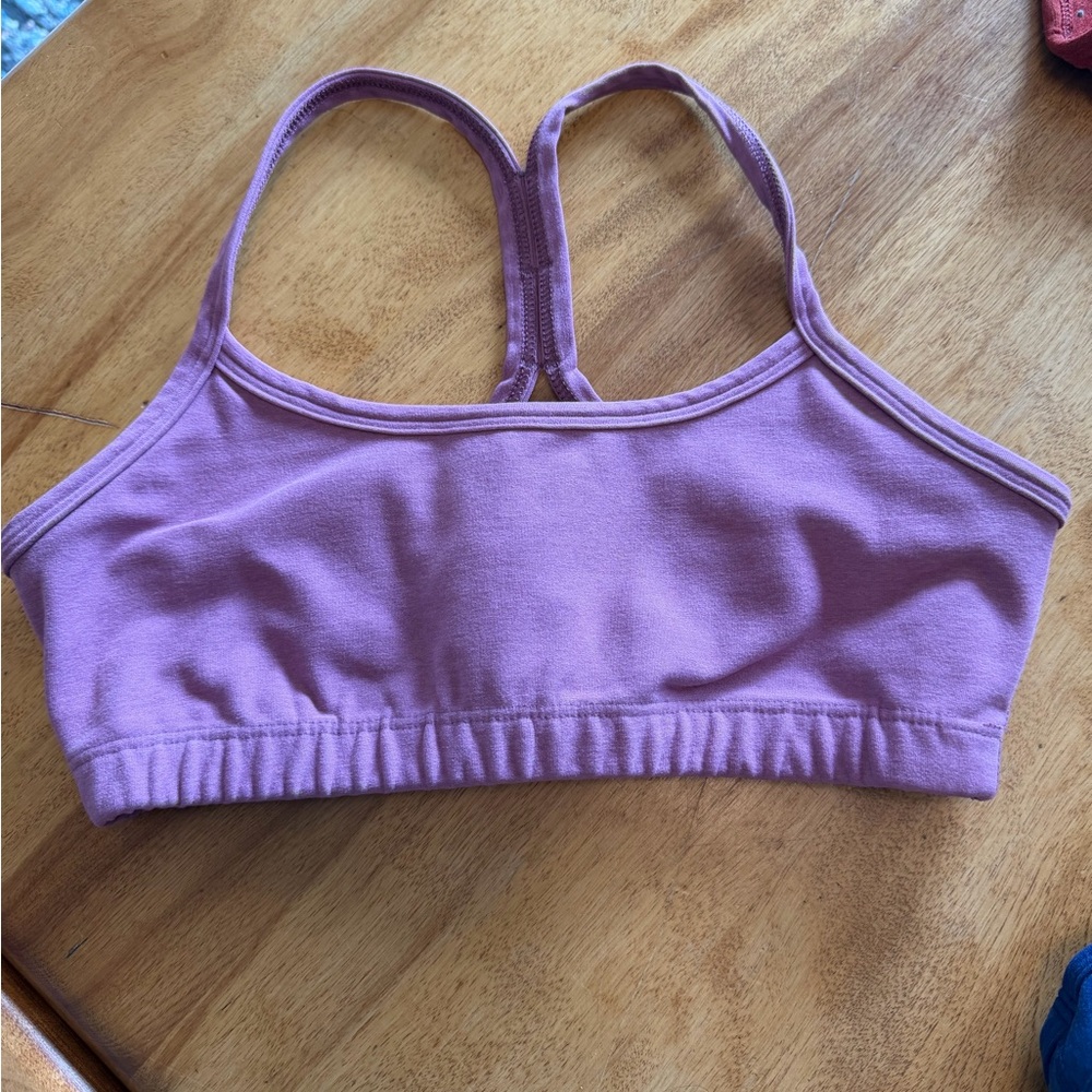 Beyond Yoga Spacedye Slim Racerback Bra (XS) in Orchid Blossom